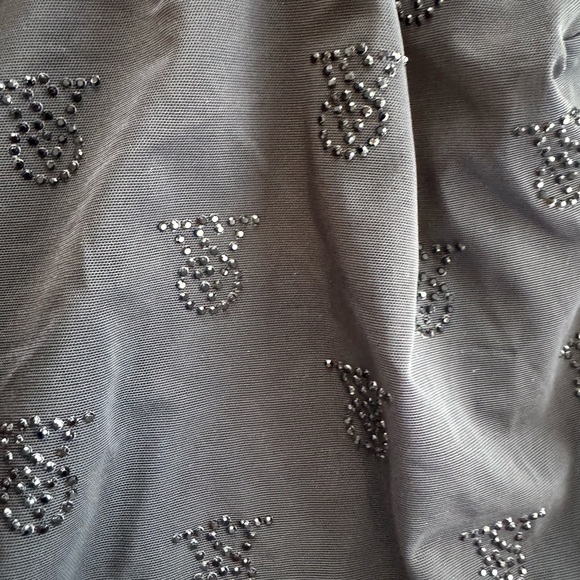 NEW Victoria's Secret VERY SEXY Shine Mesh Sheer Tank Bodysuit Black - Picture 7 of 8